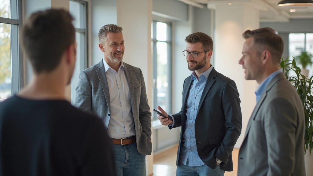 Team werkend aan webdesign strategie in modern kantoor