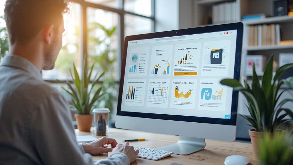 Modern bedrijfswebsite met intuïtieve gebruikersinterface